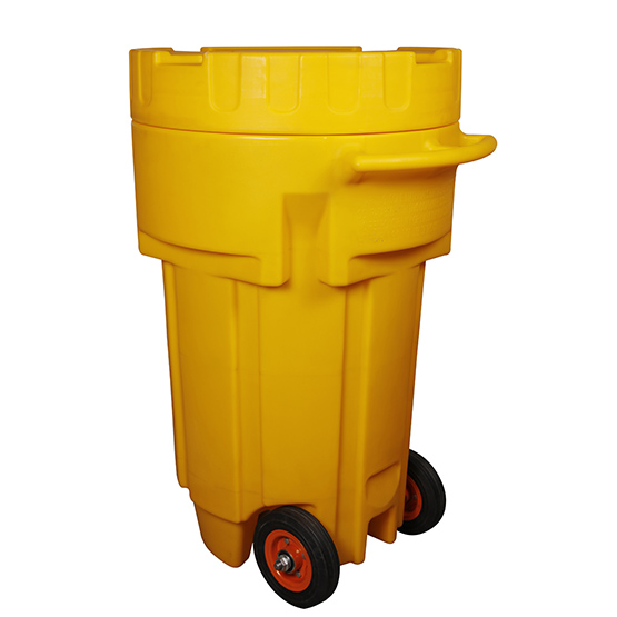 Trống cứu hộ nhiều bánh 65-Gallon 65-Gallon Wheeled Poly-Overpack Salvage Drum