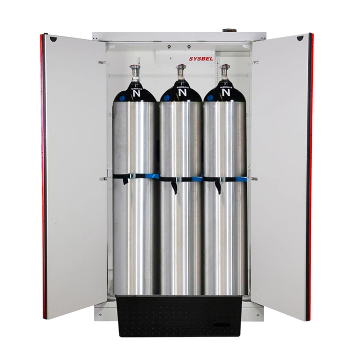 Sysbel 30-Minute Red Single Cylinder EN 14470-2 Fire Resistant Gas Cylinder Cabinets 2 Sysbel 30-Minute Red Single Cylinder EN 14470-2 Fire Resistant Gas Cylinder Cabinets 2