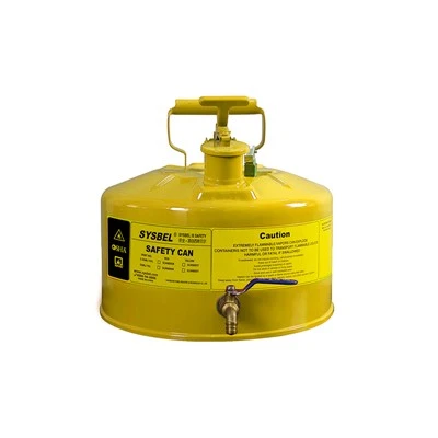 Bình Pha Chế An Toàn SYSBEL 2.5 Gallon (9.5L) Vàng|Can an toàn chất lỏng dễ cháy loại I – SCAN005Y