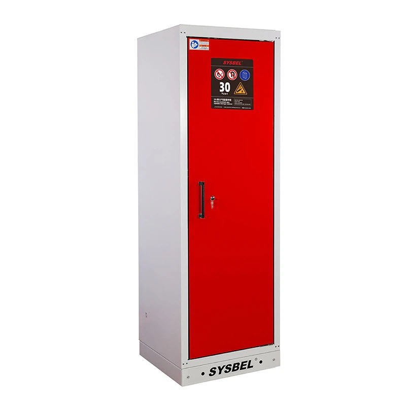 Sysbel 30-Minute Red Single Cylinder EN 14470-2 Fire Resistant Gas Cylinder Cabinets suppliers